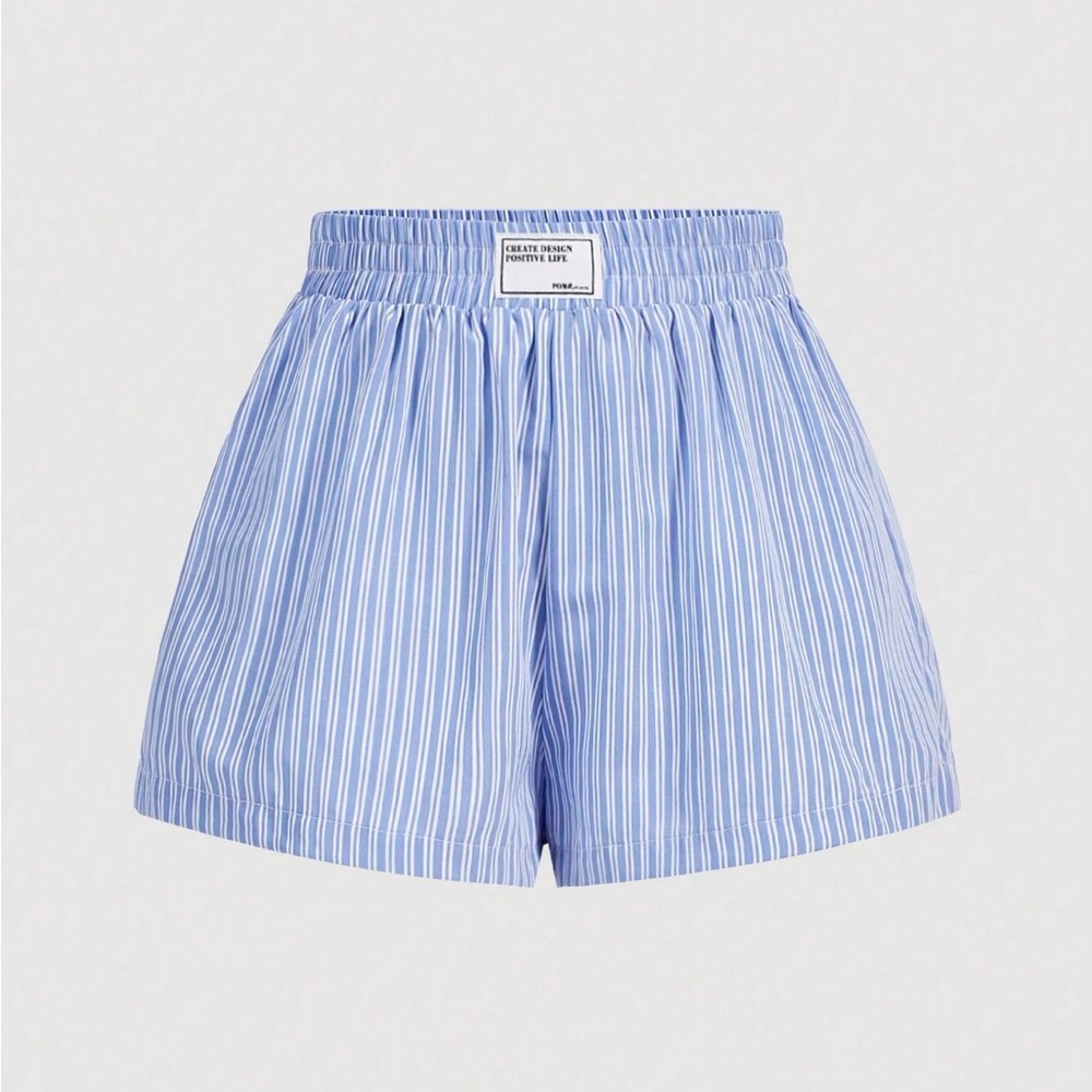 Striped summer shorts